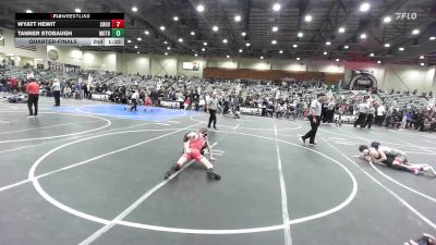 106 lbs Quarterfinal - Wyatt Hewit, Shootbox Rigby vs Tanner Stobaugh, Motherlode WC