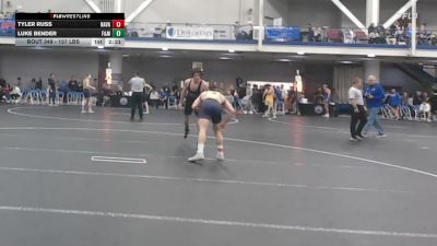 157 lbs Consi Of 32 #2 - Tyler Russ, Naval Academy vs Luke Bender, F&m