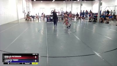 97 lbs Placement Matches (8 Team) - Emillio Peterson, Idaho vs Cannon Terry, Kansas