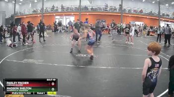 95 lbs Round 2 - Madison Shelton, Summerville Takedown vs Paisley Fischer, Carolina Reapers