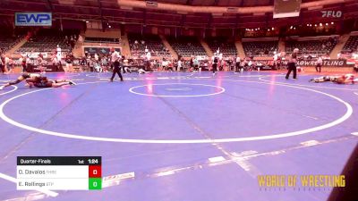 84 lbs Quarterfinal - Olivia Davalos, Threshold vs Emerson Rollings, Tulsa Blue T Panthers