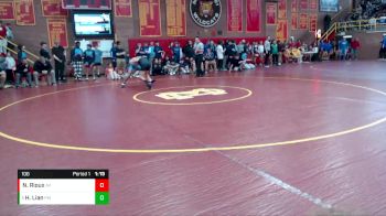 106 lbs Quarterfinal - Hruai Lian, Perry Meridian vs Nathan Rioux, Avon