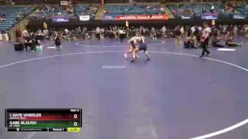 157 lbs Cons. Round 2 - Gabe Blough, St. Mary vs 1 Nate Wheeler, Indiana Tech