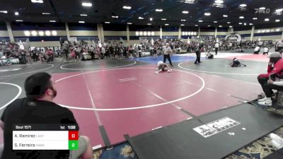 101 lbs Round Of 16 - Amber Ramirez, Lady Cavs Wrestling vs Shaniah-Lee Ferreira, Hawaii Island WC