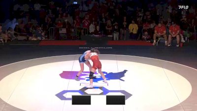 130 lbs 1st Place Match - Landri VonGonten, TX vs Olivia Bezdicek, ID