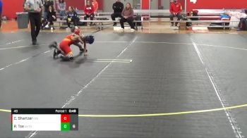 49 lbs Round 1 (4 Team) - Carter Shartzer, East Kansas Eagles vs Ren Tse, Untouchables