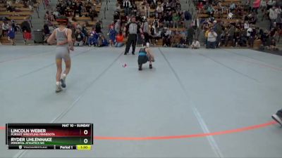 70 lbs Round 2 - Ryder Uhlenhake, Immortal Athletics WC vs Lincoln Weber, Pursuit Wrestling Minnesota