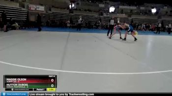 85 lbs Placement (4 Team) - Hutton DuBois, Kasson-Mantorville vs Maggie Olson, Albert Lea