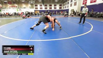 285 lbs Champ. Round 2 - Ty Cobb, Lourdes University vs Shane Mattson, Montana State-Northern
