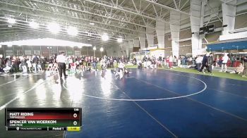 138 lbs Cons. Round 4 - Matt Riding, Timpanogos vs Spencer Van Woerkom, Lone Peak