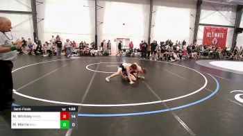 116 lbs Semifinal - Mason Whitney, Mat Assassins vs Mike Morris, Bull Trained