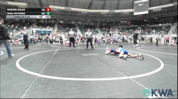 73 lbs Consi Of 8 #2 - Kirsten Kelso, Tiger Trained Wrestling vs Raul Victores, Lions Wrestling Academy