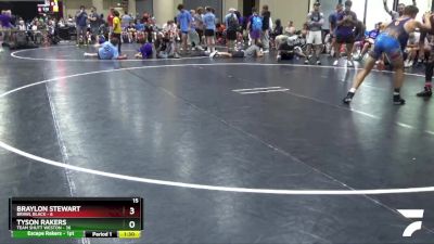 165 lbs Round 4 (6 Team) - Tyson Rakers, Team Shutt Weston vs Braylon Stewart, BRAWL Black