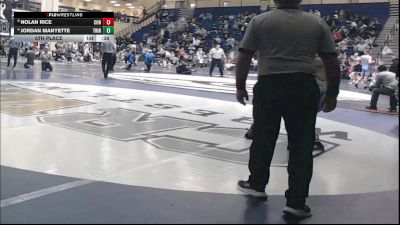 127 lbs 5th Place - Nolan Rice, Connellsville vs Jordan Manyette, Trinity