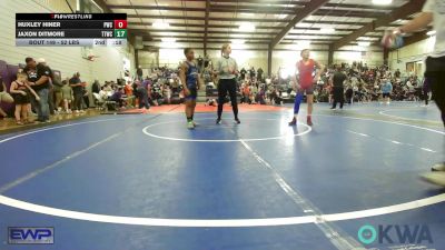 100 lbs Rr Rnd 3 - Beckett Newman, Enid Youth Wrestling Club vs Michael Evans III, Tulsa Blue T Panthers