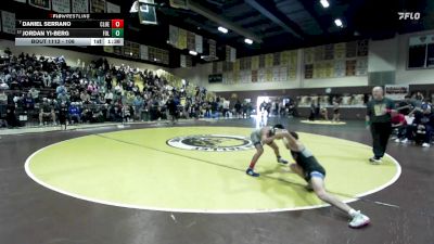 106 lbs Semifinal - Jordan Yi-Berg, Folsom vs Daniel Serrano, Clovis East