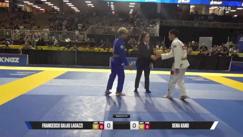 Sena Kano vs Francesco Salas Lagazzi 2025 Pan Kids Jiu-Jitsu IBJJF Championship