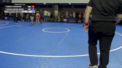 63 lbs Cons. Sub-semis - Jarrett Ritenour, Young Guns Wrestling Club vs Justin-Carter Jones, Toss Em Up Wrestling Academy