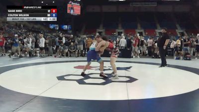 157 lbs Cons. Sub-rd Of 64 - Gage Bird, Utah vs Colton Wilson, Missouri