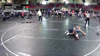105 lbs Cons. Semi - Apollo Kidd, Nebraska City Wrestling Club vs Barrett Taylor, North Bend Matcats