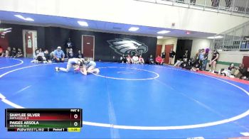 125 lbs 1st Place Match - Shaylee Silver, Bartlesville G vs Paiges Arsola, Southside HS G