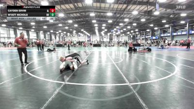 170 lbs Consi Of 32 #1 - Cayden Ervin, AL vs Wyatt Nichols, WV