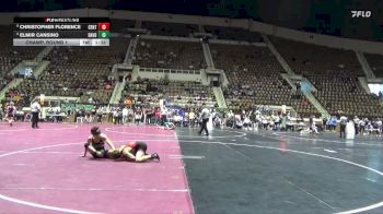 7A 138 lbs Champ. Round 1 - Elmir Cansino, Davidson HS vs Christopher Florence, Central