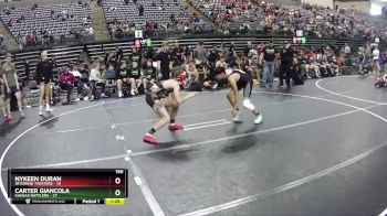 150 lbs Semis & 1st Wrestleback (8 Team) - Carter Giancola, Kansas Rattlers vs Nykeen Duran, Wyoming Twisters