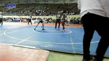 108 lbs Consi Of 32 #2 - Amashjae Jones, Broken Arrow Junior High vs Pierce Henderson, Enid Junior High