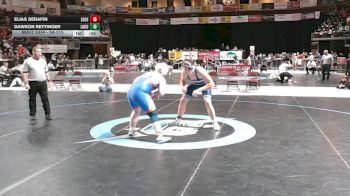5A 215 lbs Cons. Round 3 - Elias Serafin, Los Lunas vs Dawson Rettinger, La Cueva