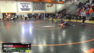144 lbs Cons. Round 2 - Andy Musiboko, Waterloo West vs Noah Nickol, Western Dubuque