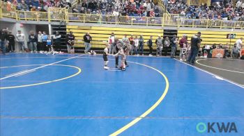 35 lbs Round Of 16 - Karter Ailey, Blackwell Wrestling Club vs Haze Hurd, Pawhuska Elks Takedown