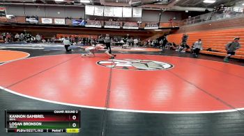 126 lbs Champ. Round 2 - Kannon Gambrel, Buhl vs Logan Bronson, Declo