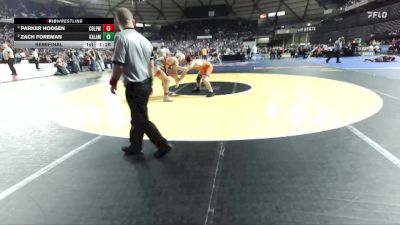 Boys 1A 190 lbs Semifinal - Parker Hodgen, College Place vs Zach Foreman, Kalama