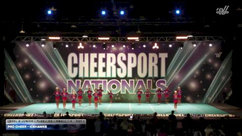 Pro Cheer - IceHawks [2026 L2 Junior - Flex - D2 - Small - A Day 1] 2026 CHEERSPORT National All Star Cheerleading Championship