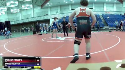 220 lbs Semifinal - Jackson Phillips, OH vs James Bechter, OH