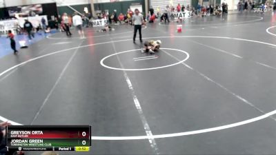 64 lbs Cons. Round 3 - Greyson Orta, East Butler vs Jordan Green, Torrington Wrestling Club