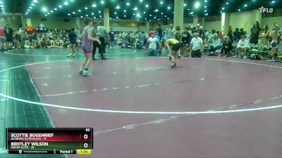 85 lbs Round 3 (8 Team) - Bentley Wilson, Moyer Elite vs Scottie Bogenrief, Alabama Elite Black