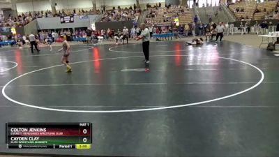 85 lbs Cons. Round 1 - Cayden Clay, Elite Wrestling Academy vs Colton Jenkins, Everett Renegades Wrestling Club
