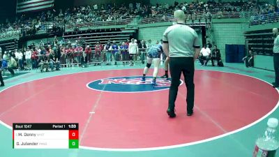 1A 215 lbs Quarterfinal - Marcus Denny, Whitehorse vs Gage Julander, Panguitch