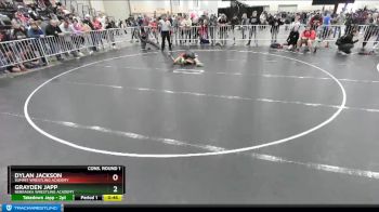 92 lbs Cons. Round 1 - Dylan Jackson, Summit Wrestling Academy vs Grayden Japp, Nebraska Wrestling Academy