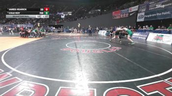 4A Boys 150 lbs Quarterfinal - James Hearick, Sweet Home Boys vs Cole Roy, Pendleton Boys
