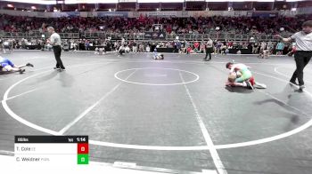 85 lbs Quarterfinal - Trevor Cole, Eierman Elite vs Carl Weidner, Purler Wrestling