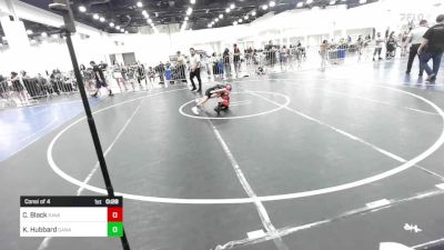 54 lbs Consi Of 4 - Colten Black, Ravage WC vs Kate Hubbard, Ganado WC