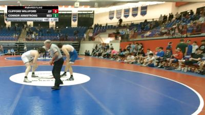 215 lbs Round 2: Quarterfinals - Clifford Williford, Jefferson vs Connor Armstrong, White County
