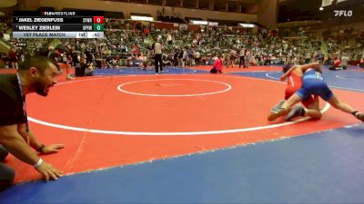 83 lbs 1st Place Match - JaKel Ziegenfuss, Springdale Youth Wrestling Club vs Wesley Zierlein, Benton Parks Youth Wrestling