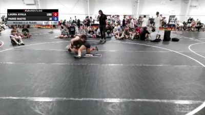 100 lbs Round 2 (3 Team) - Paris Watts, AR-15 vs Laura Ayala, Level Up Wrestling Center