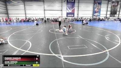 56 lbs Rd# 8- 12:30pm Saturday Final Pool - Kane Dinnan, Team Michigan vs Parker Mangum, NCWAY National Team