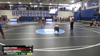 133 lbs Cons. Round 1 - Matteo Littman, Chicago vs Geovanny Merriman, University Of Dubuque