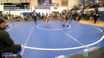 115 lbs Rr Rnd 3 - Peyton Vasquez, Claremore Wrestling Club vs Kadence Rutherford, Grove Takedown Club